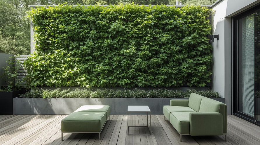 Vertical Greenery. Canva AI